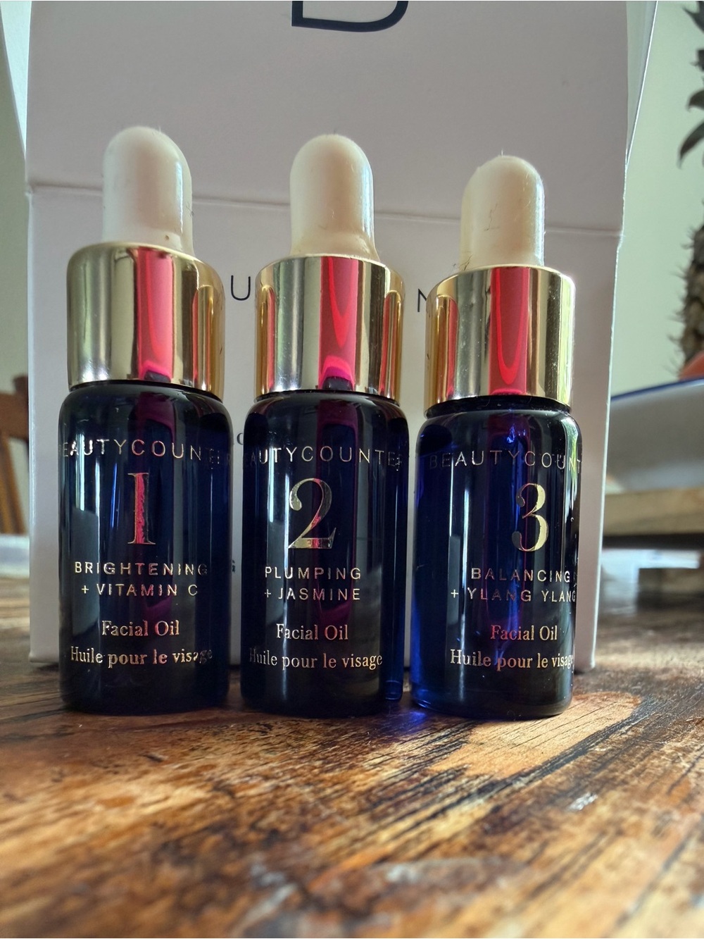 Beautycounter Facial Oil Trio #1 #2 #3
